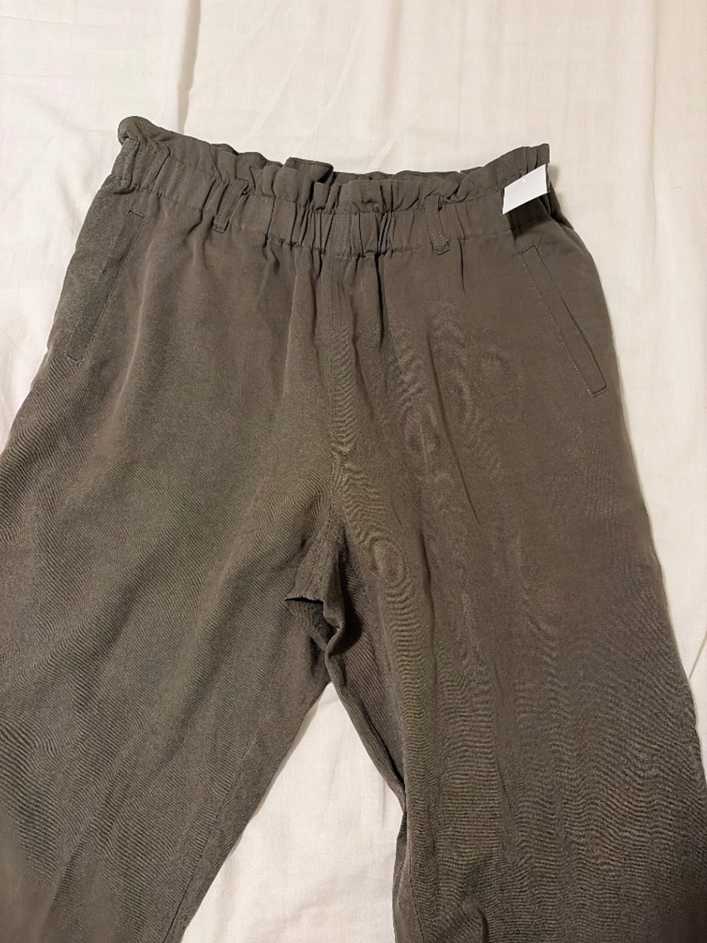 Ultra soft and stretchy green flowy pants